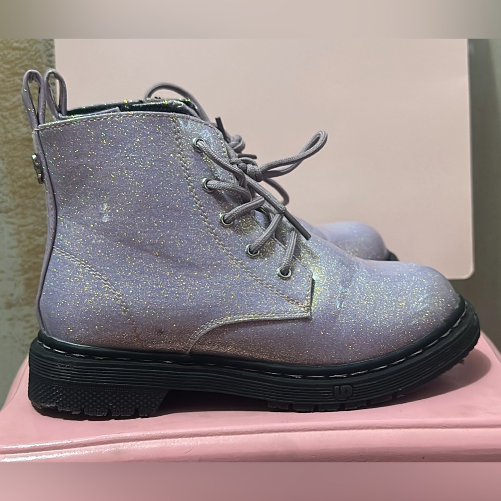 Purple Sparkle boots